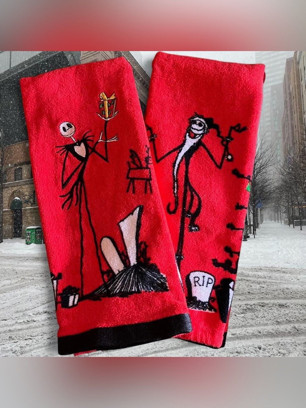 Disney’s The Nightmare Before Christmas Jack Skellington Hand Towels